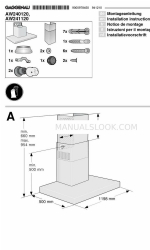 Gaggenau AW240120 Handleiding voor installatie-instructies