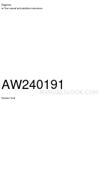 Gaggenau AW240191 Gebruikershandleiding en installatie-instructies