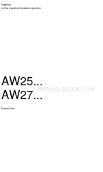 Gaggenau AW250192 User Manual And Installation Instructions