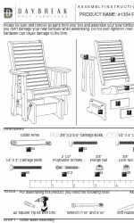 Daybreak 1304 Instruções de montagem