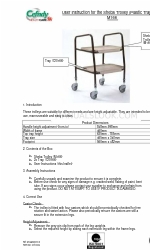 Cefndy Sheba Trolley ユーザー・インストラクション