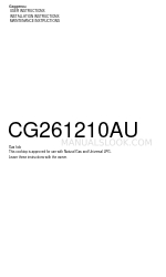 Gaggenau CG261210AU Instructions pour l'utilisateur