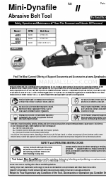 Dynabrade Mini-Dynafile II 15013 Segurança, operação e manutenção