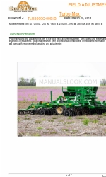 GREAT PLAINS 2400TM Manual de ajuste