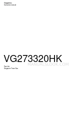 Gaggenau VG273320HK Manual de instrucciones