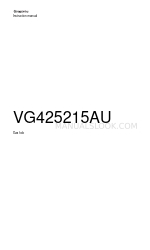 Gaggenau VG425215AU Manual de instrucciones