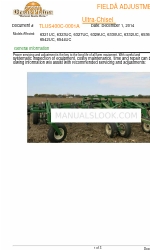 GREAT PLAINS 6321UC Adjustment Manual