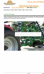 GREAT PLAINS 7336DH Manual de ajuste