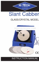 Hi-Tech Diamond Slant Cabber Glass/Crystal Manual de instruções