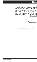 ADEMCO ADEMCO VISTA-15PSIA Manual de programación