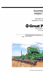 GREAT PLAINS Terra Max HT1100-20 Manuale di montaggio