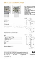 Gaggenau RB 491-700 Spécifications