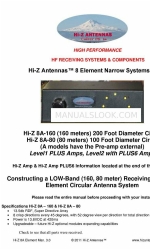 Hi-Z Antennas Hi-Z 8A-160 매뉴얼