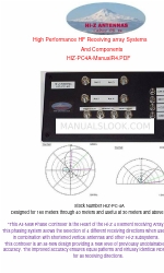 Hi-Z Antennas HIZ-PC-4A Podręcznik