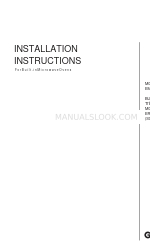 Gaggenau EM 204-630 Installation Instruction