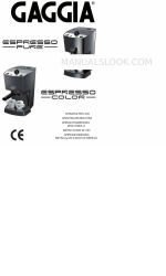 Gaggia 10001458 Operating Instructions