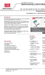 CEL MeshConnect ZICM0900P2-1C Preliminary Data Sheet