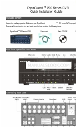 DynaColor DynaGuard 200 Manuel d'installation rapide