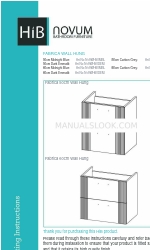 HiB novum N19WH50MBL Fitting Instructions Manual