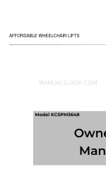 Affordable Wheelchair Lifts KCSPM3648 Benutzerhandbuch