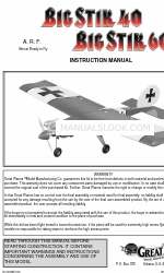 GREAT PLANES Big Stir 60 Manual de instrucciones