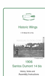 Aircraft in Miniature Limited Historic Wings Assembly Instructions Manual