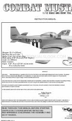 GREAT PLANES COMBAT MUSTANG Combat P-51 ARF Instruction Manual