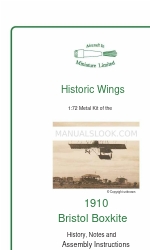 Aircraft in Miniature Limited Historic Wings Bristol Boxkite 1910 Manual de instrucciones de montaje