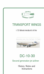 Aircraft in Miniature Limited TRANSPORT WINGS DC-10-30 KIT Talimatlar Kılavuzu