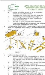 Aircraft in Miniature Limited USAF B-5 MAINTENANCE STAND Instrucciones de montaje