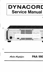 Dynacord PAA 990 - SERVICE サービスマニュアル