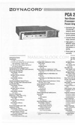 Dynacord PCA 2250 Datasheet