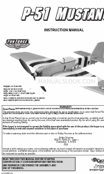 GREAT PLANES P-51 MUSTANG Manual de instruções