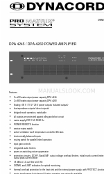 Dynacord Power Amplifier DPA 4245 Panduan Pemilik