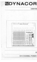 Dynacord PSX 850 Benutzerhandbuch