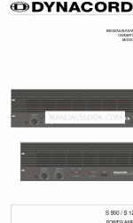 Dynacord S 900 (Alemão) Instruções de funcionamento