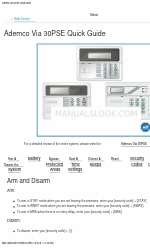 ADEMCO VIA-30PSE Manual rápido