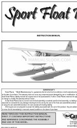 GREAT PLANES Sport Float Kit ARF Buku Petunjuk