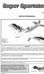 GREAT PLANES Super Sportster 40 Manual de instrucciones