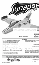 GREAT PLANES Synapse RX-R Manual de instrucciones