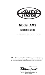 Automate AM2 Manual de instalação