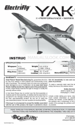 GREAT PLANES YAK-55M Yakovlev Instruction Manual