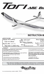 GREAT PLANES Tori Instruction Manual