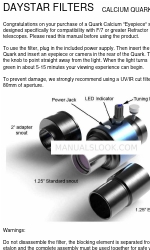 DayStar Filters CALCIUM QUARK Handbuch