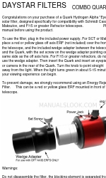 DayStar Filters Combo Quark Hydrogen Alpha Eyepiece Handbuch