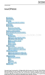 Automated Logic InterOP8500 Technical Instructions