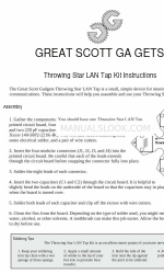 Great Scott Gadgets Throwing Star LAN Tap Kit Instruções