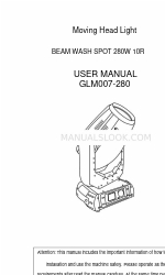 Great Stage Light GLM007-280 Руководство пользователя