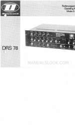 Dynacord DRS 78 Manual de instrucciones