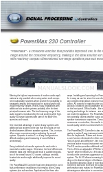 Dynacord PowerMax 230 Hoja de especificaciones